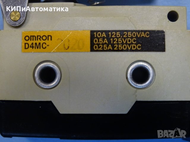 краен изключвател Omron D4MC 2020 Limit switch 10A 250VAC, снимка 3 - Резервни части за машини - 42131526
