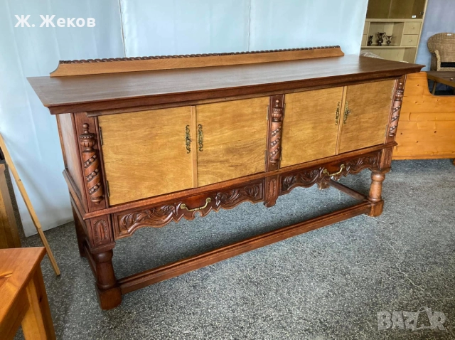 Масивен контрабюфет, снимка 6 - Скринове - 52898269