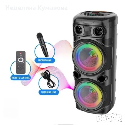 🧨 Преносима Bluetooth тонколона 8210S, снимка 3 - Bluetooth тонколони - 48412619