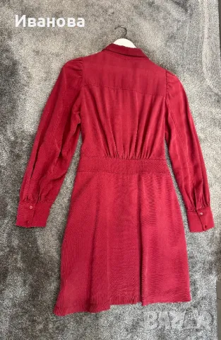 Дамска рокля в малинов цвят, снимка 5 - Рокли - 49877998