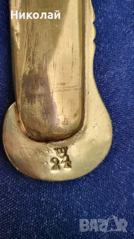 Подофицерска Швеция сабя военноморска модел 1876г., снимка 5 - Антикварни и старинни предмети - 50305325