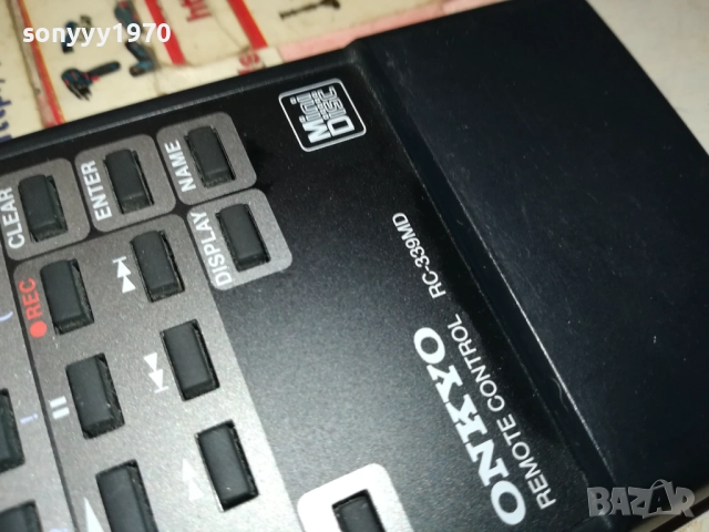ONKYO RC-339MD MINIDISC REMOTE-ВНОС SWISS 2310252020, снимка 15 - Декове - 52158990
