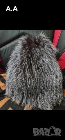 Зимни шапки от естествен косъм лисица по 80лв,нови