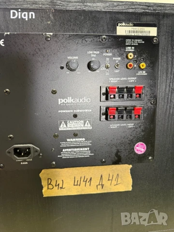 10” Polkaudio Subwoofer , снимка 11 - Тонколони - 51397486