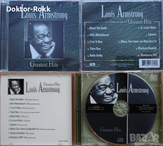 Louis Armstrong + Little Richard - оригинални дискове, снимка 3 - CD дискове - 52978808