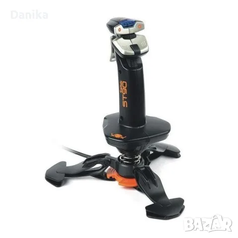 Като нов джойстик Saitek ST90 USB компактен сгъваем