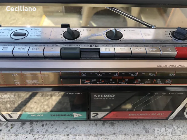 AIWA CS-W220 -запазен и работещ радиокасетофон!, снимка 7 - Радиокасетофони, транзистори - 55842693