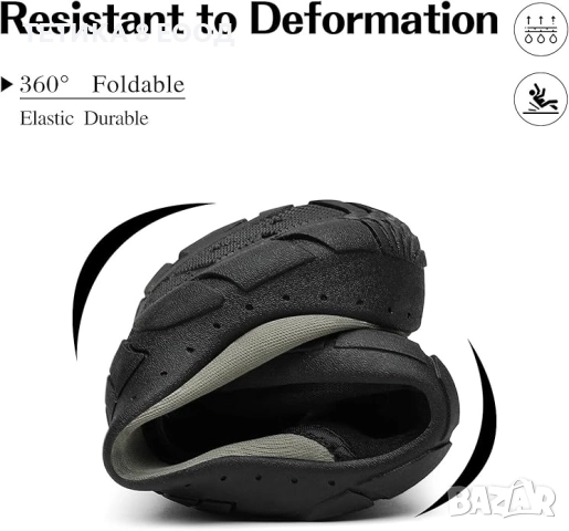 Нови аква обувки, черни, снимка 2 - Водни спортове - 52333893