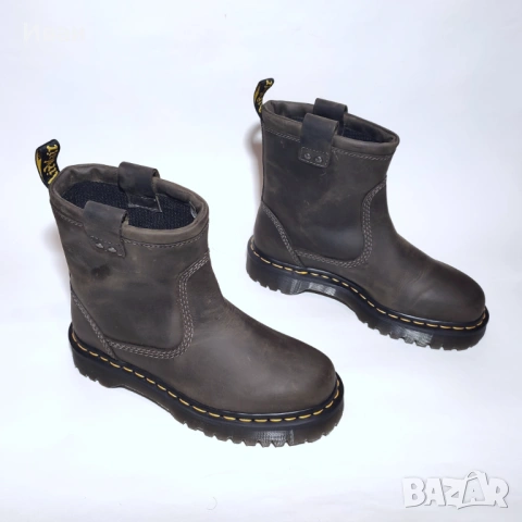 Нови боти Dr. Martens AirWair естествена кожа, снимка 2 - Дамски боти - 53703275