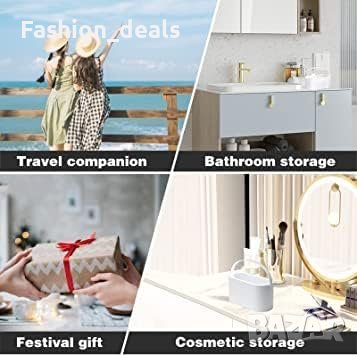 Нова преносима водоустойчива кутия за грим с LED светлина/Момичета, снимка 5 - Samsung - 41571207