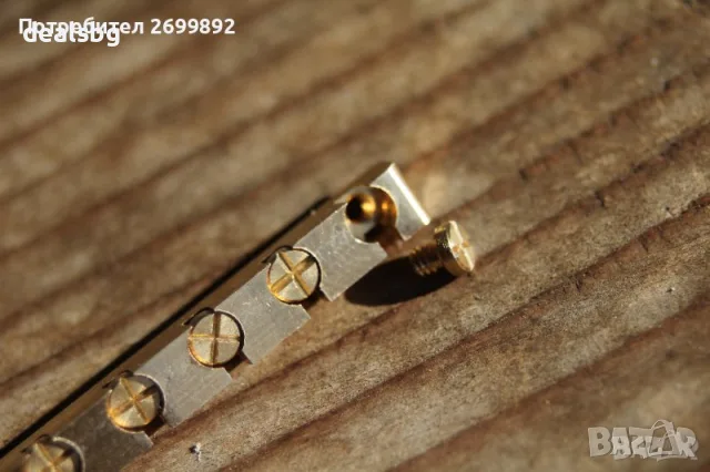 Месингов стратски регулируем нът 43мм и 42mm, снимка 3 - Китари - 55796207