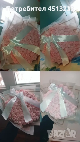 Букет от вечни рози 