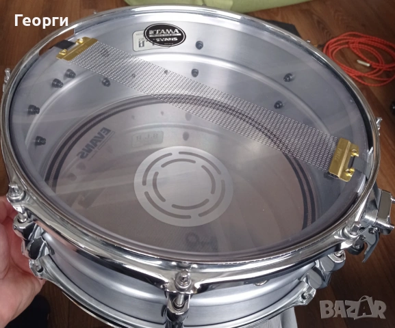 Соло барабанче Tama S.L.P Aluminum 14x5,5", снимка 5 - Ударни инструменти - 53560515