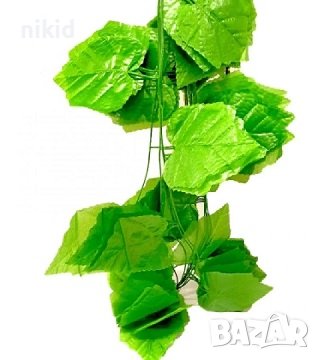 25 бр Изкуствени есенни листа листо за декорация и украса от текстил кленови лиани лиана, снимка 4 - Други - 42701526