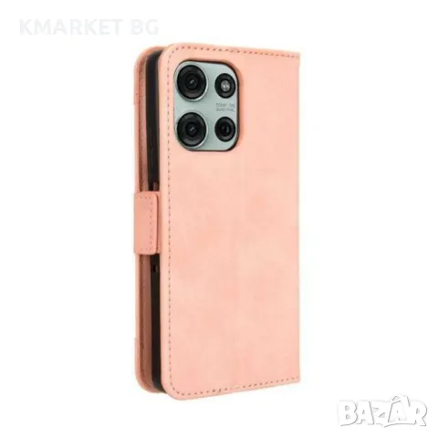 Motorola Moto G75 5G Magnetic Wallet Кожен Калъф и Протектор, снимка 2 - Калъфи, кейсове - 49009768