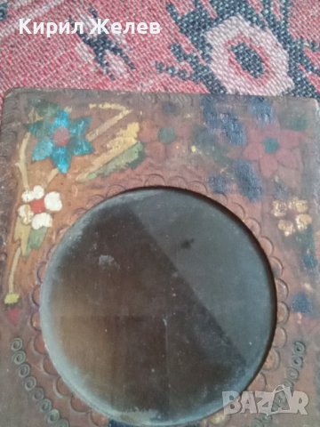 Кутия стара дървена за будилник от царско време пирографирана 43749, снимка 9 - Антикварни и старинни предмети - 44335000