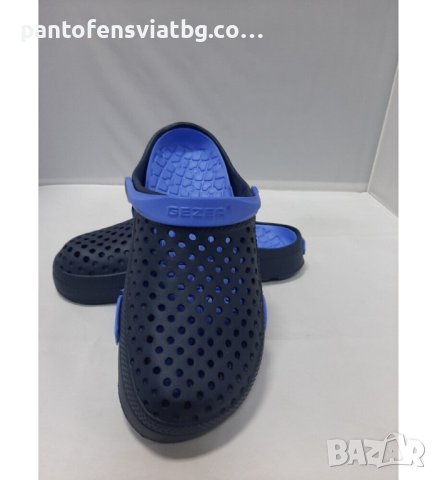 Мъжки чехли тип крокс т.син  40/45, снимка 2 - Джапанки - 41180885