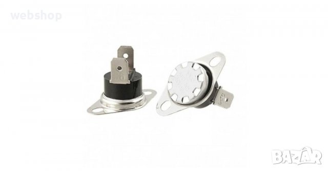 Термореле, термостат, биметален, НЗ 250VAC, 10A, 180°C, снимка 1