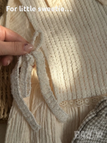 Нежен и стилен сет от 3 части 🤍 , снимка 3 - Детски рокли и поли - 53812578