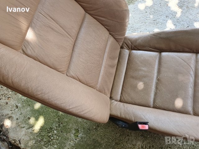 Предна лява шофьорска седалка за бмв е36 естествена кожа  с подгрев bmw e36 driver seat beige p8sn, снимка 8 - Части - 42020283