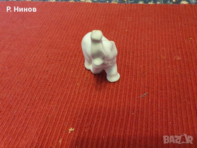 Слонче - статуетка от Индия №130 порцелан, снимка 4 - Статуетки - 42078086