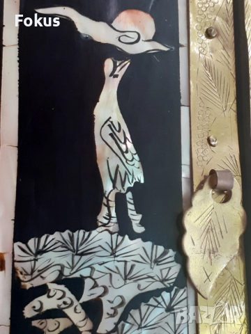 Стара лакова кутия за бижута с интарзии от седеф - Красота, снимка 6 - Антикварни и старинни предмети - 53416686