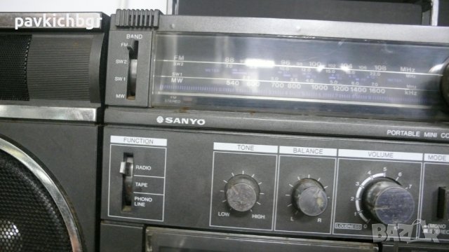 Касетофон Санио, снимка 3 - Аудиосистеми - 41776645