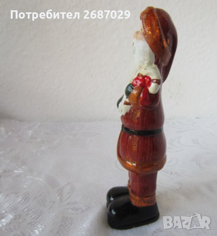Дядо Мраз. керамика, стара фигура, снимка 3 - Декорация за дома - 38976631