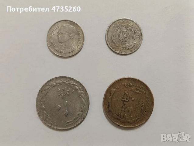 4 стари арабски монети , снимка 2 - Нумизматика и бонистика - 53459197