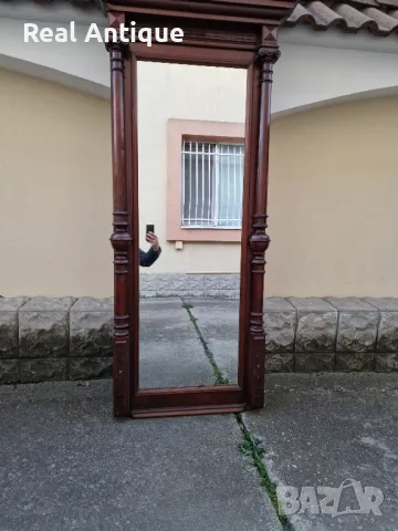 Огромно антикварно френско огледало масив резба , снимка 7 - Антикварни и старинни предмети - 49523382