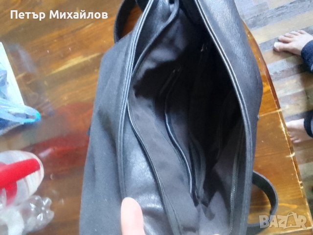 Кожена дамска чанта с дълга дръжка, снимка 3 - Чанти - 42161604