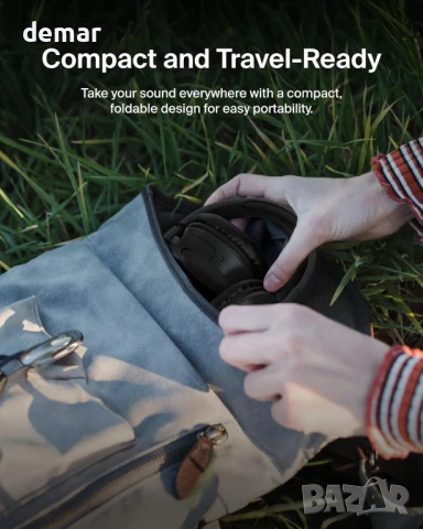 Belkin SoundForm Surround Bluetooth слушалки върху ушите, шумопотискане, 60 часа, черни, снимка 6 - Bluetooth слушалки - 50582444