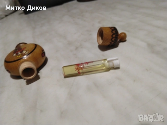 Фиолка Българска роза, Дървена, С парфюмче розе, снимка 3 - Други стоки за дома - 53328140