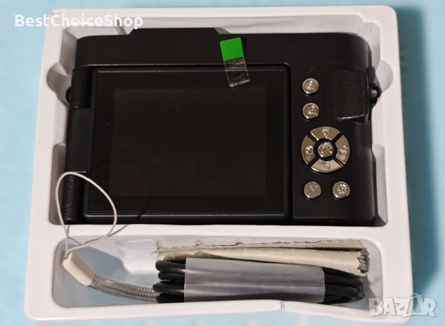 4K цифров фотоапарат, 50MP камера за влогове за YouTube, снимка 12 - Камери - 53169863