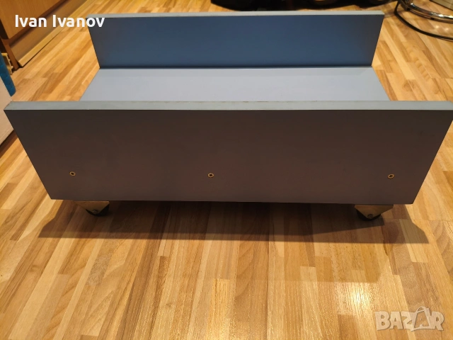 Детско двуетажно легло, ъглов гардероб и бюро с подвижна поставка за компютър, снимка 13 - Спални и легла - 53734960