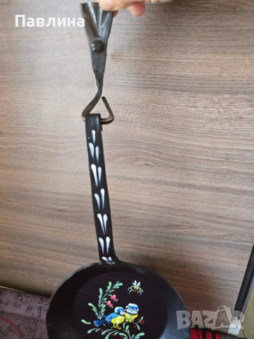 Чугунен тиган за декорация, снимка 6 - Декорация за дома - 51772372