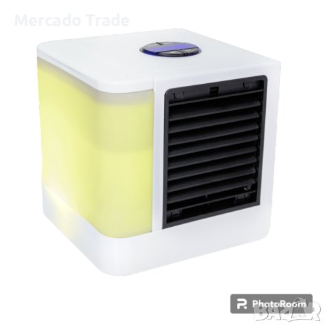 Мини охладител за въздух Mercado Trade, USB, 5W, Бял, снимка 7 - Вентилатори - 41289053