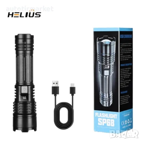 LED фенер USB зареждане – T386