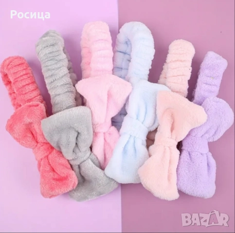 Комплект от 12 броя спа лента за коса , снимка 4 - Комплекти и лотове - 53804330