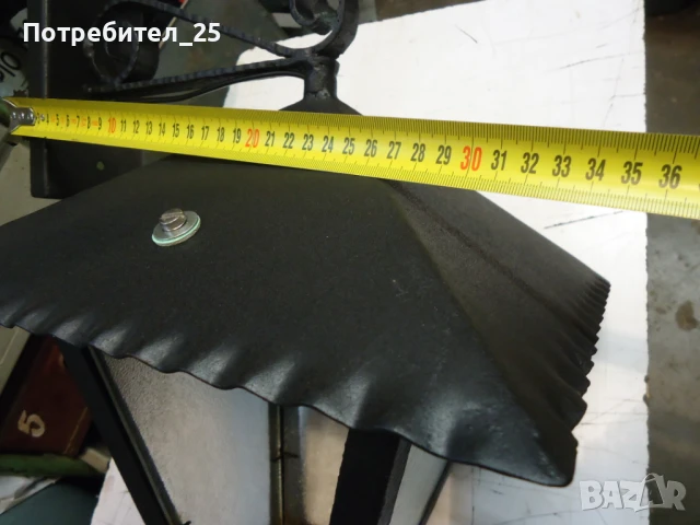 Ретро лампа - ковано желязо, снимка 8 - Лампи за стена - 50814885