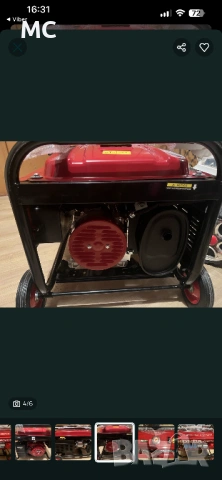 БЕНЗИНОВ ТРИФАЗЕН ГЕНЕРАТОР ЗА ТОК HONDA ECMT 7000, 7.0KW, 11.0 К.С., 8.1 ЧАСА, снимка 3 - Други - 53736692