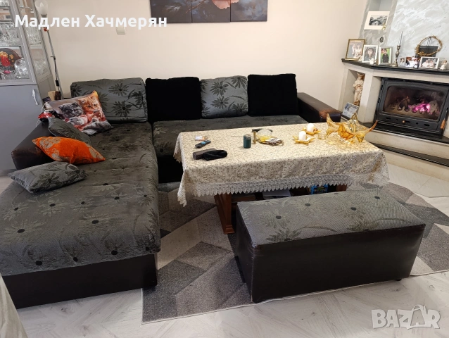 ПРОДАВАМ ъглов диван 