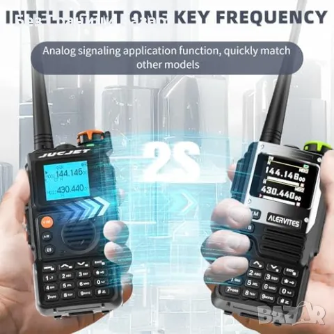 Нови 2 броя Уоки Токи, 999 Канала, 2600mAh, Двоен Обхват Двулентова Радиостанция, снимка 6 - Друга електроника - 50186722