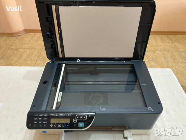 Принтер HP Officejet J4580 All-in-One, снимка 3 - Принтери, копири, скенери - 52187602
