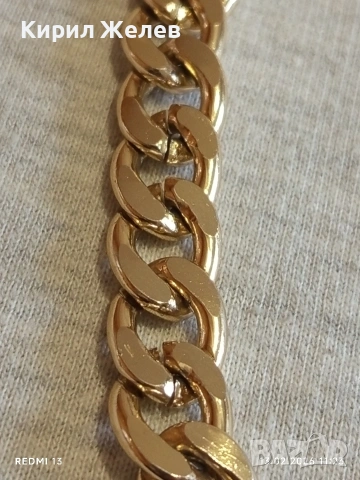 Дамски ланец плетка тип КУБИНСКА ВЕРИГА подходящ аксесоар за ежедневието 51922, снимка 2 - Колиета, медальони, синджири - 53463658