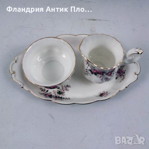 Комплект за чай, Royal Albert Lavender Rose, снимка 3 - Сервизи - 39998550