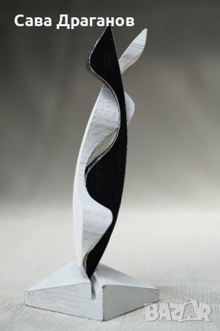 Малка пластика от дърво "Прегръдка", снимка 10 - Статуетки - 40359862