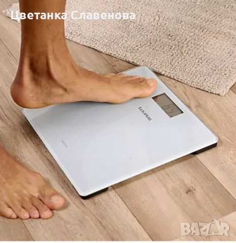 Кантар/везна TAURUS BS2800CD 180 кг, ЗАКАЛЕНО СТЪКЛО, снимка 3 - Електронни везни - 50065120