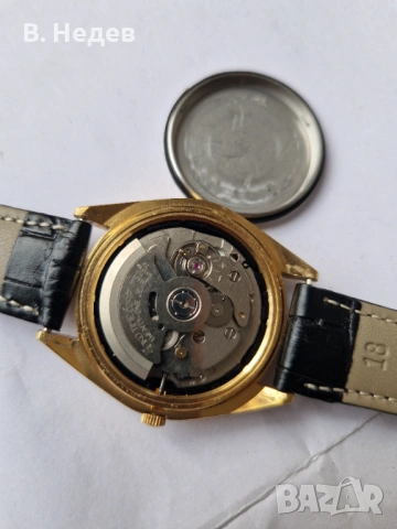 SEIKO 5, Automatic 7s26, 21 jewels Japan; Почти нов часовник! PVD Gold, снимка 10 - Мъжки - 53353038