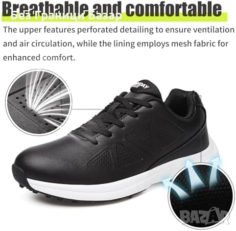 Нови игра Голф обувки за мъже с добро сцепление леки и удобни 43 номер, снимка 4 - Маратонки - 53745972